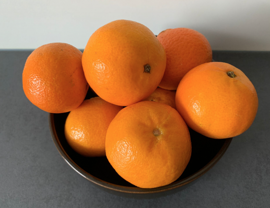 Mandarinen in Schale